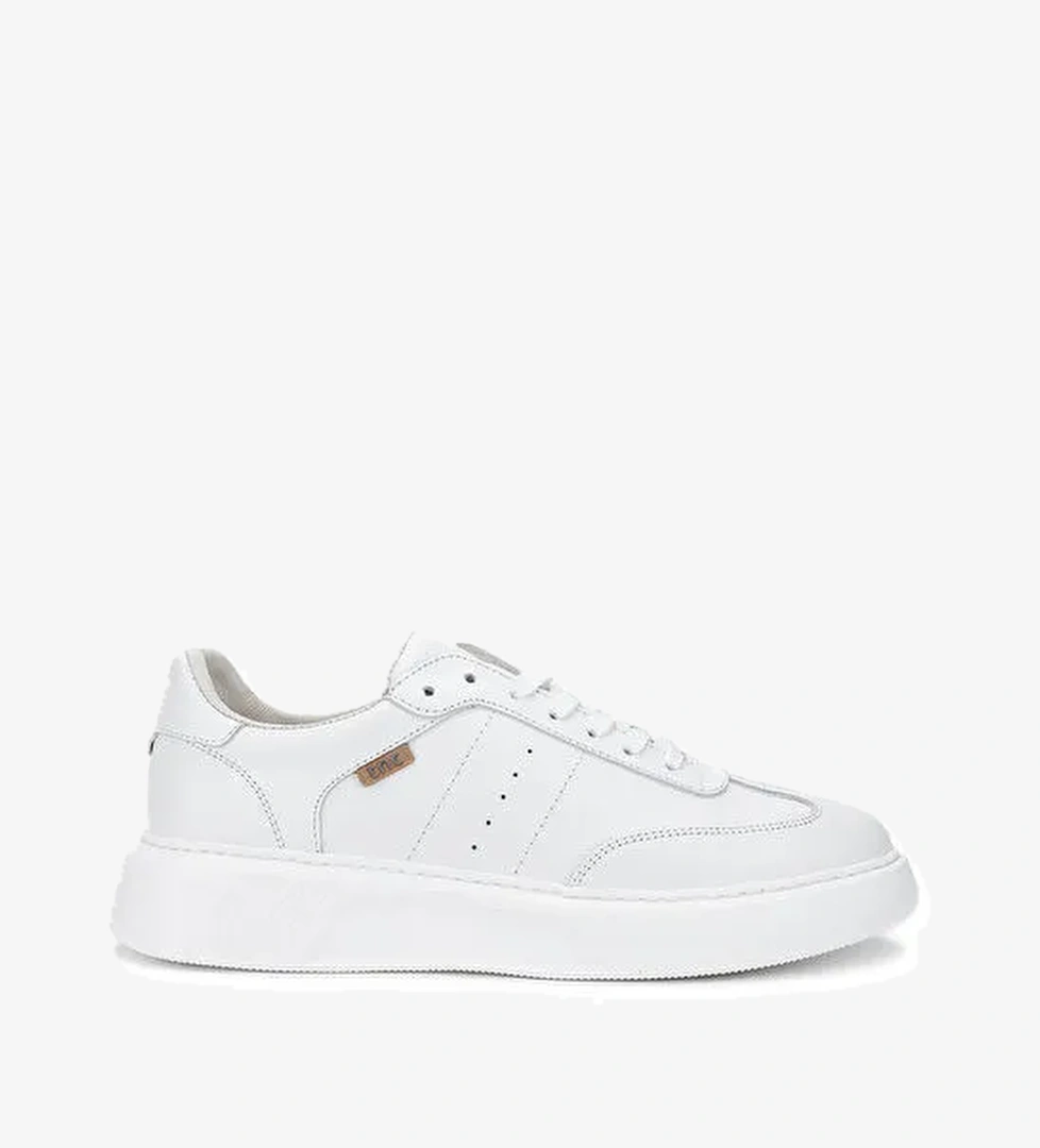 Tamer Tanca Erkek Hakiki Deri Beyaz Sneakers & Spor Ayakkabı - Görsel 1