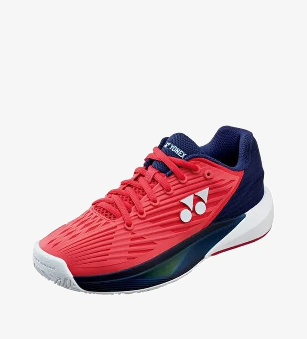 Yonex Power Cushion Eclipsion 5 Kırmızı Lacivert All Court Kort Kadın Tenis Ayakkabısı - Görsel 1
