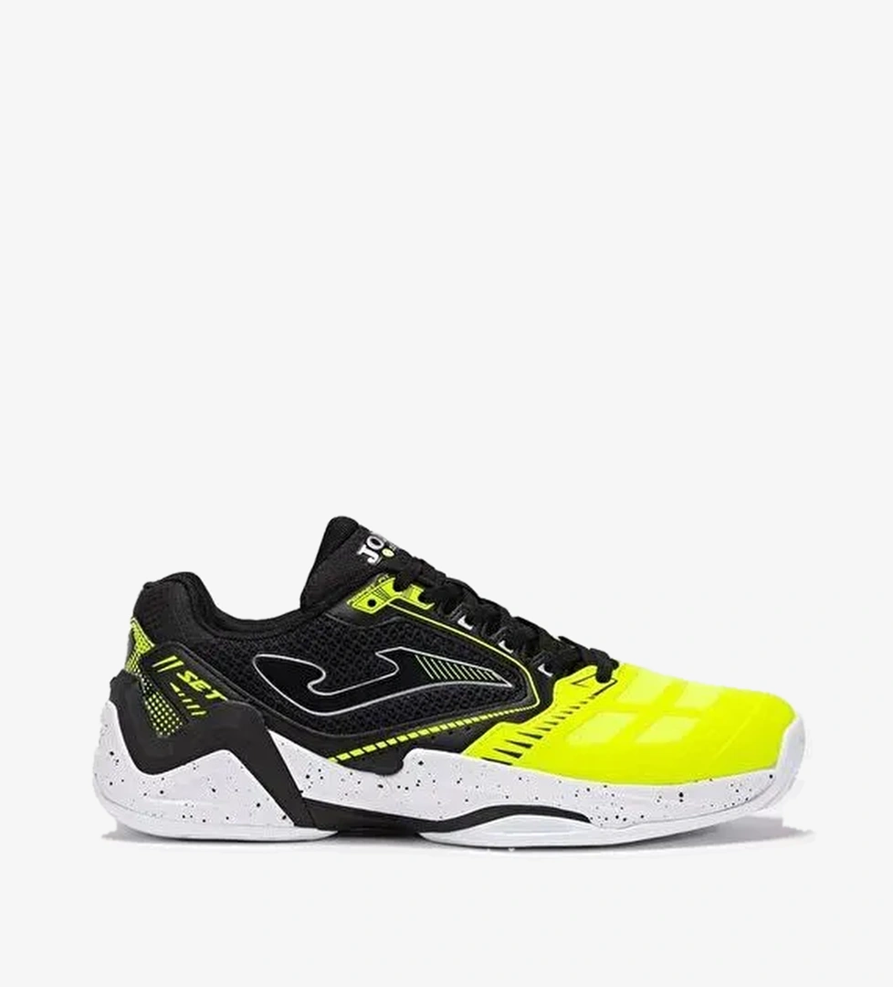 Joma Set 2531 Siyah Sarı Toprak Kort Erkek Tenis Ayakkabısı TSETS2531C - Görsel 1