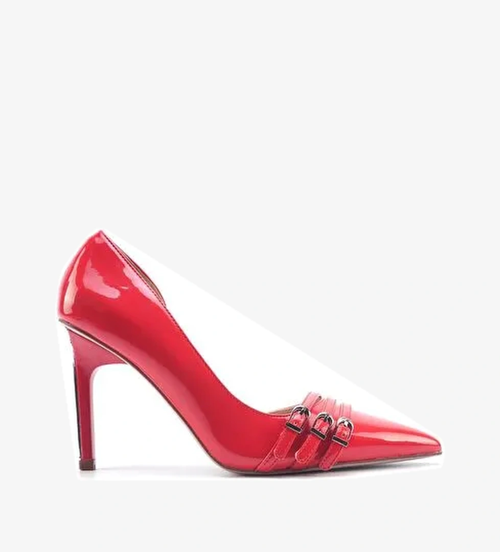 DESIRAE 5FX Kırmızı Kadın Topuklu Ayakkabı - Görsel 1