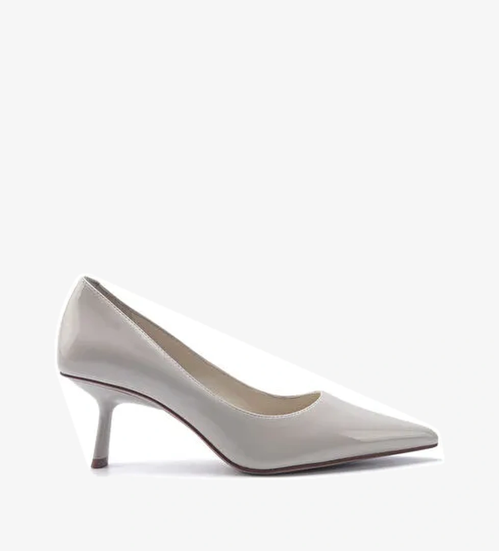 TUMAR 5FX Beyaz Kadın Topuklu Ayakkabı - Görsel 1