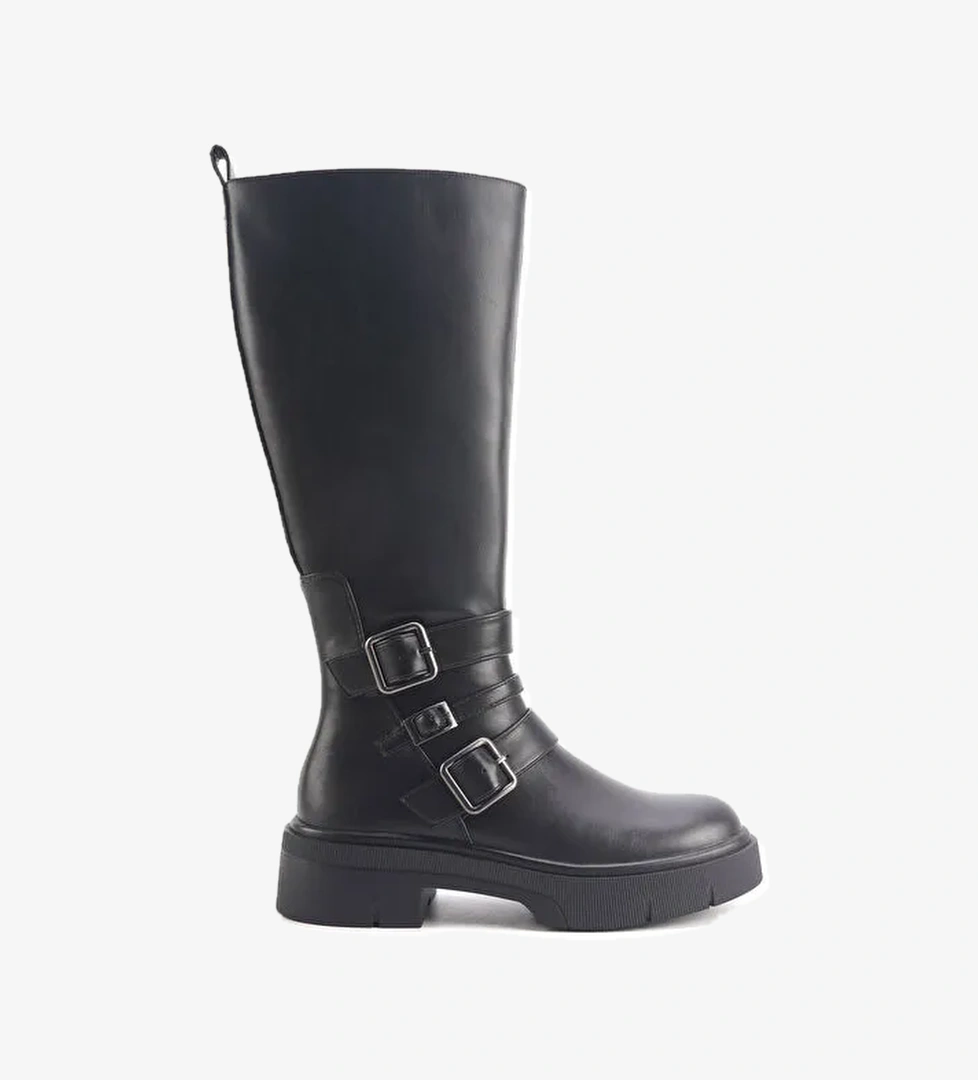 FABLON 4PR Siyah Kadın Çizme - Görsel 1