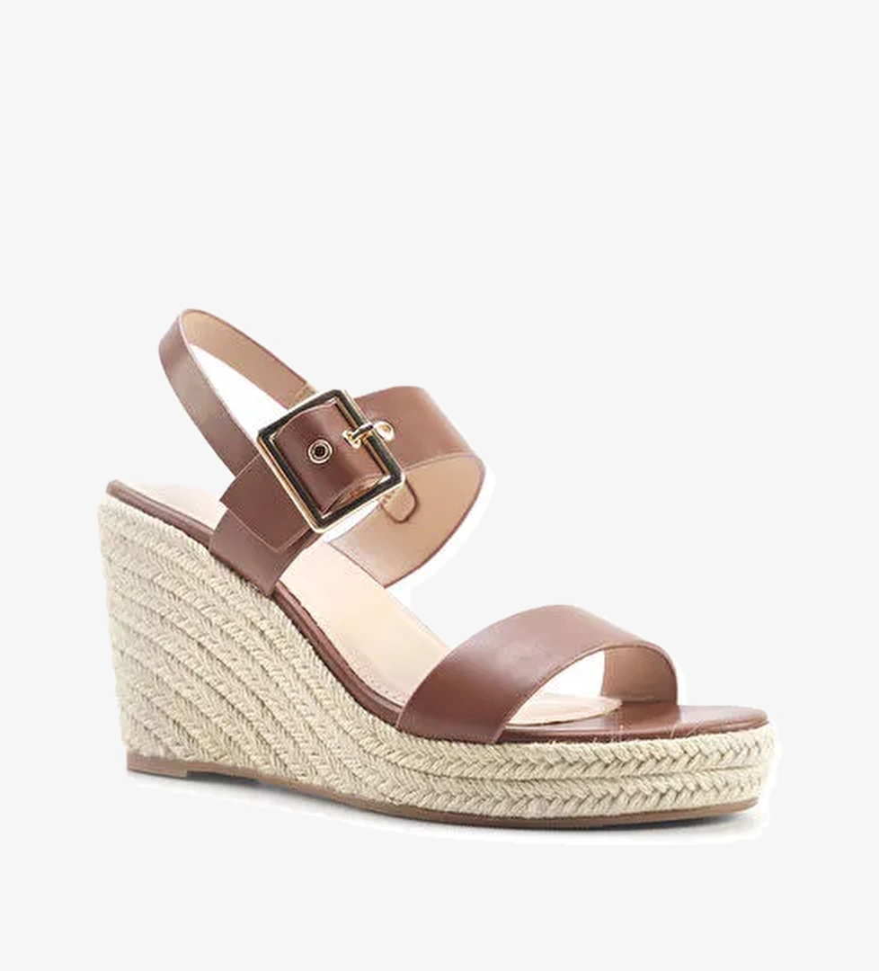 OPRAH 5FX Kahverengi Kadın Espadril - Görsel 1