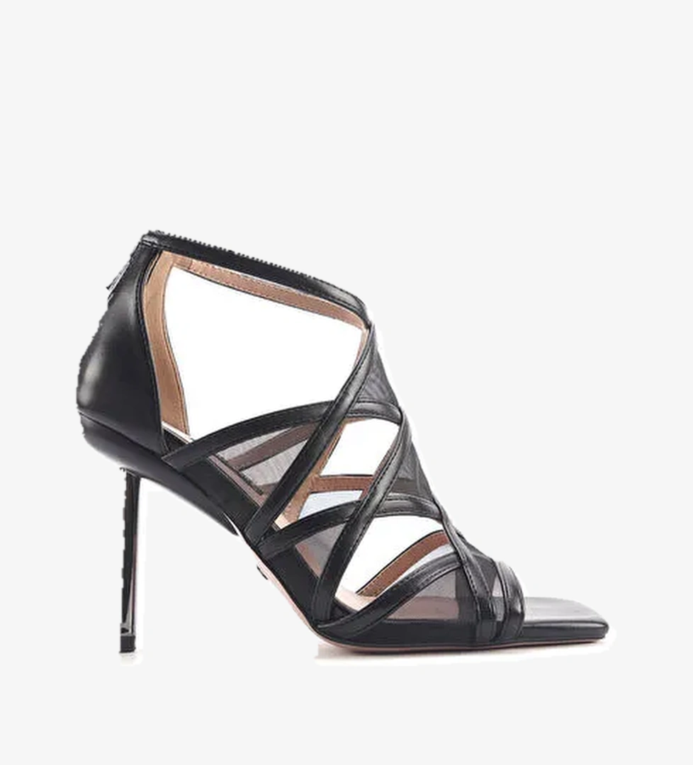 LORNA 4PR Siyah Kadın Topuklu Ayakkabı - Görsel 1