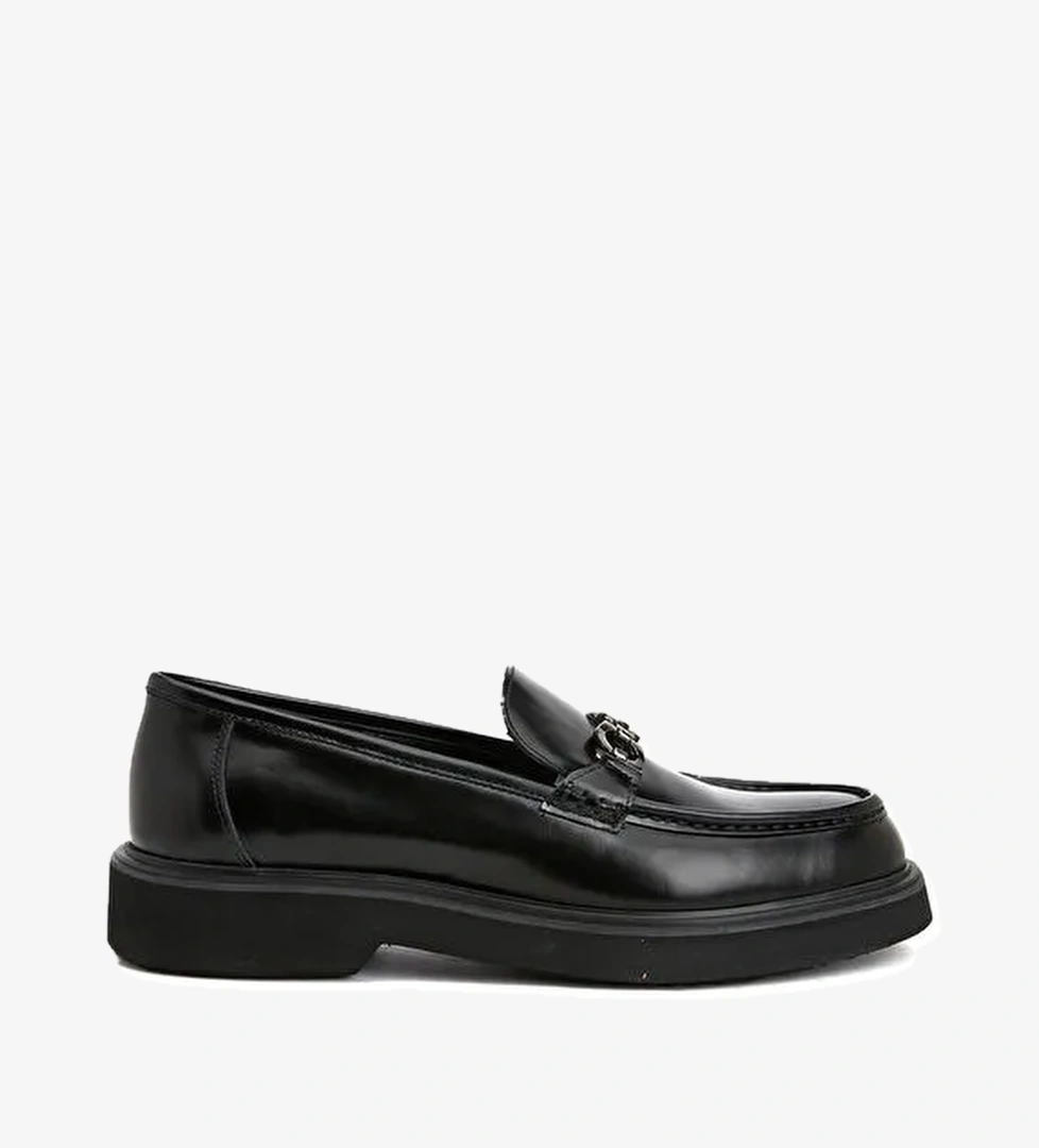 Divarese Divarese Siyah Erkek Deri Klasik Ayakkabı XDEL-2-A-5SS model görseli