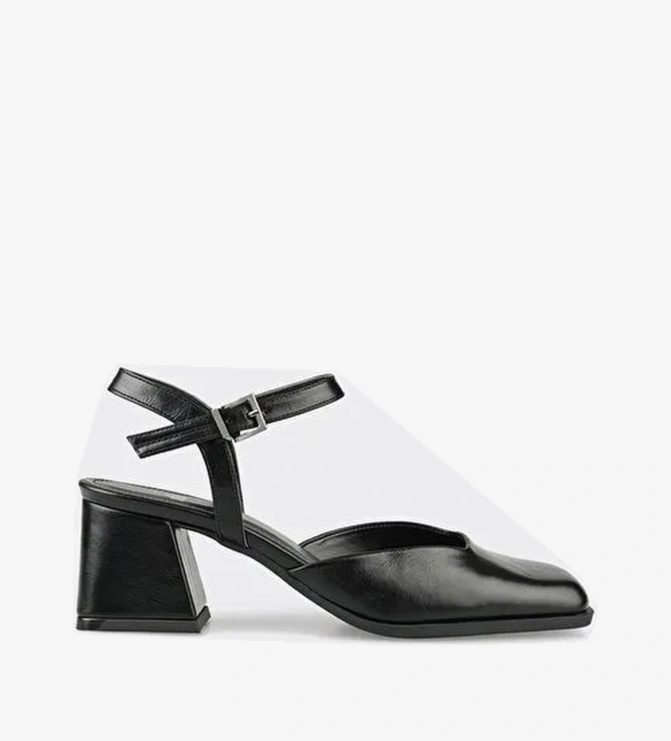 Siyah Kadın Topuklu Ayakkabı - Görsel 1