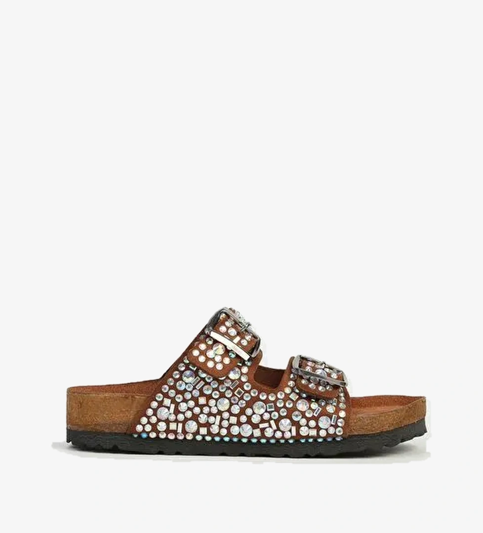 Pierre Cardin Taba Kadın Terlik PC-7304 - Görsel 1