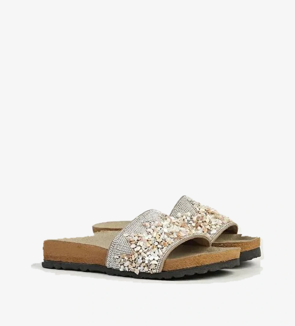 Pierre Cardin Bej Kadın Terlik PC-7301 - Görsel 1