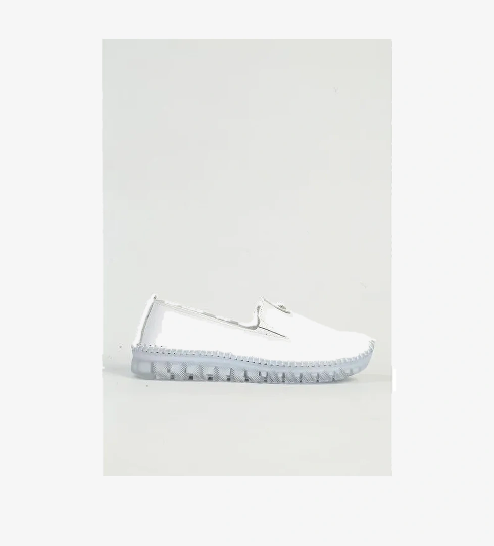 Pierre Cardin Beyaz Deri Kadın Ayakkabı PC-54768 - Görsel 1