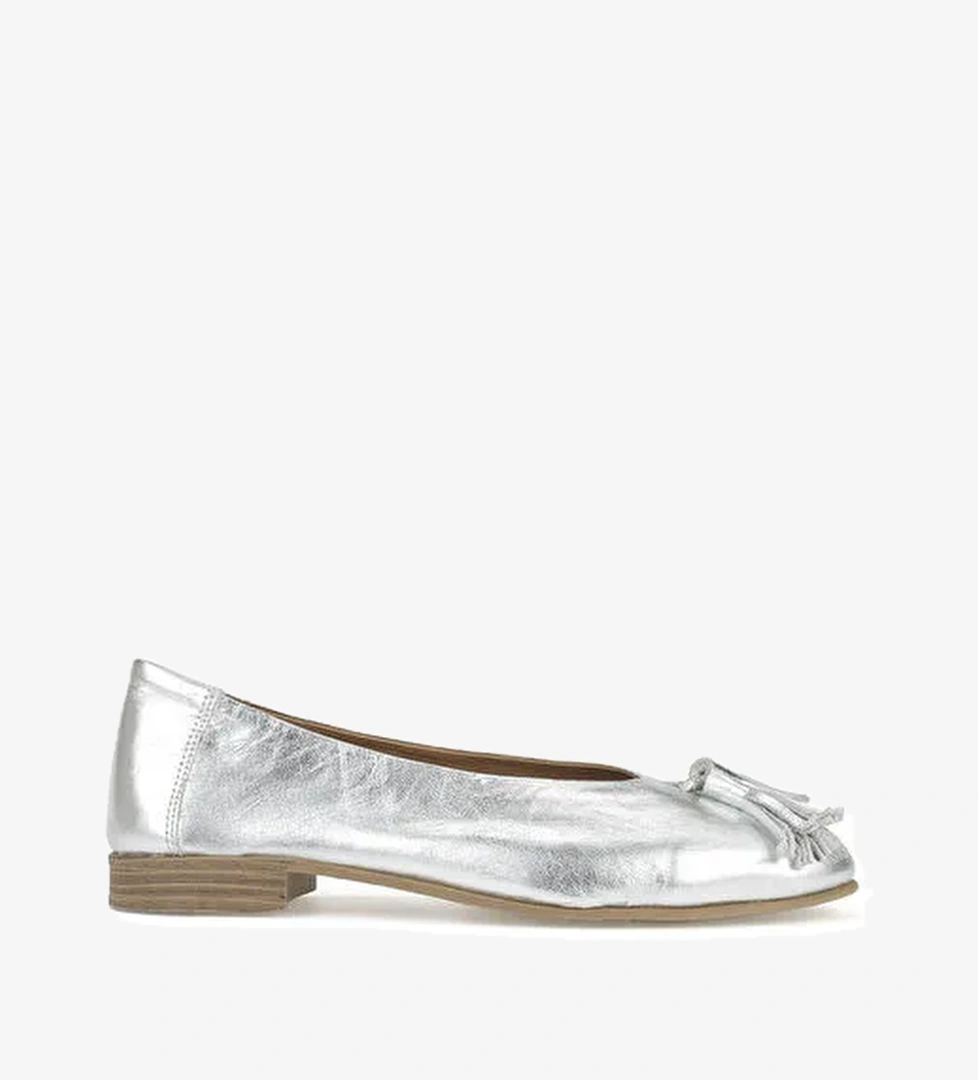 Ziya, Hakiki Deri Kadın Babet 1511033Z2145 Silver - Görsel 1