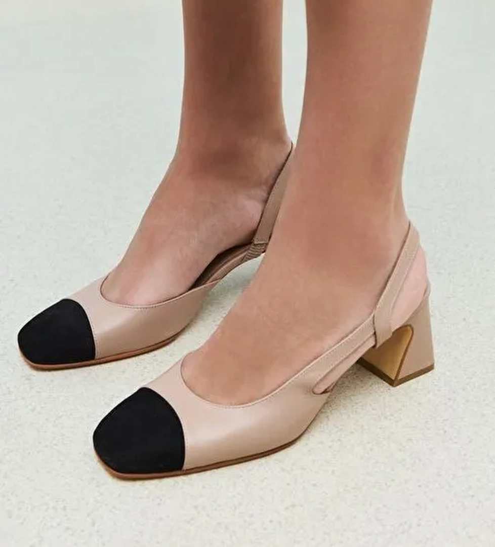 Ziya, Kadın Hakiki Deri Topuklu Ayakkabı 1511030Z2553 Cappuccino - Görsel 1