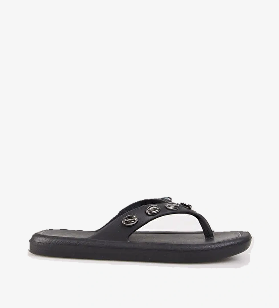 F By Fabrika Siyah Kadın Plaj Terliği HELENA