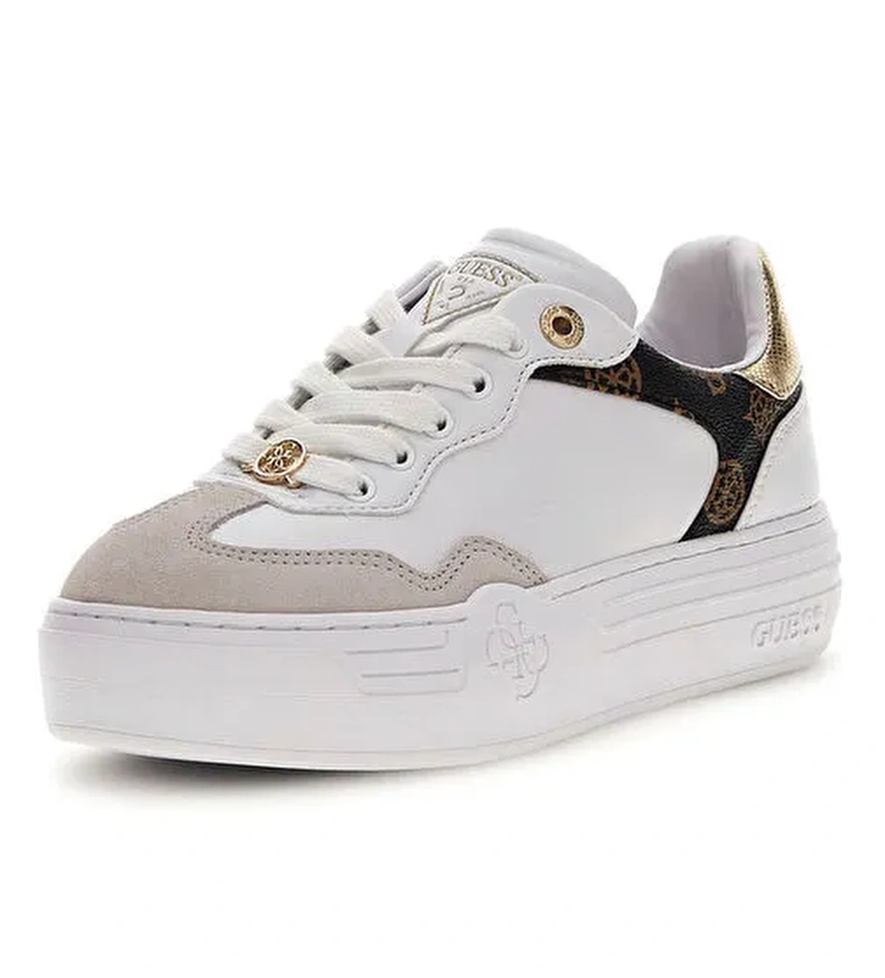 Guess Beyaz Kadın Sneaker FLPSWOELE12-WHITE - Görsel 1