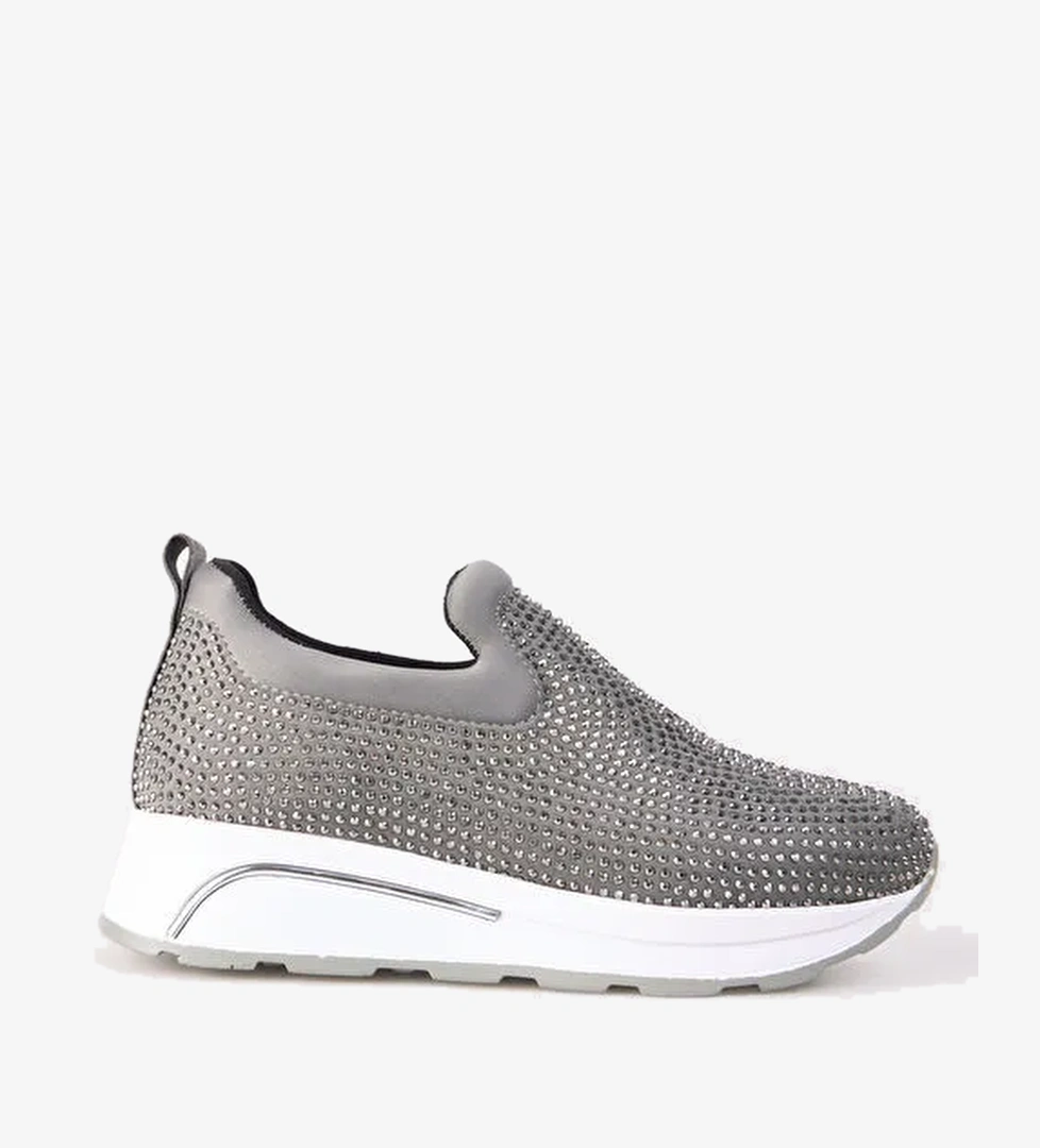 Cotton Bar Gri Kadın Sneaker MEAVE