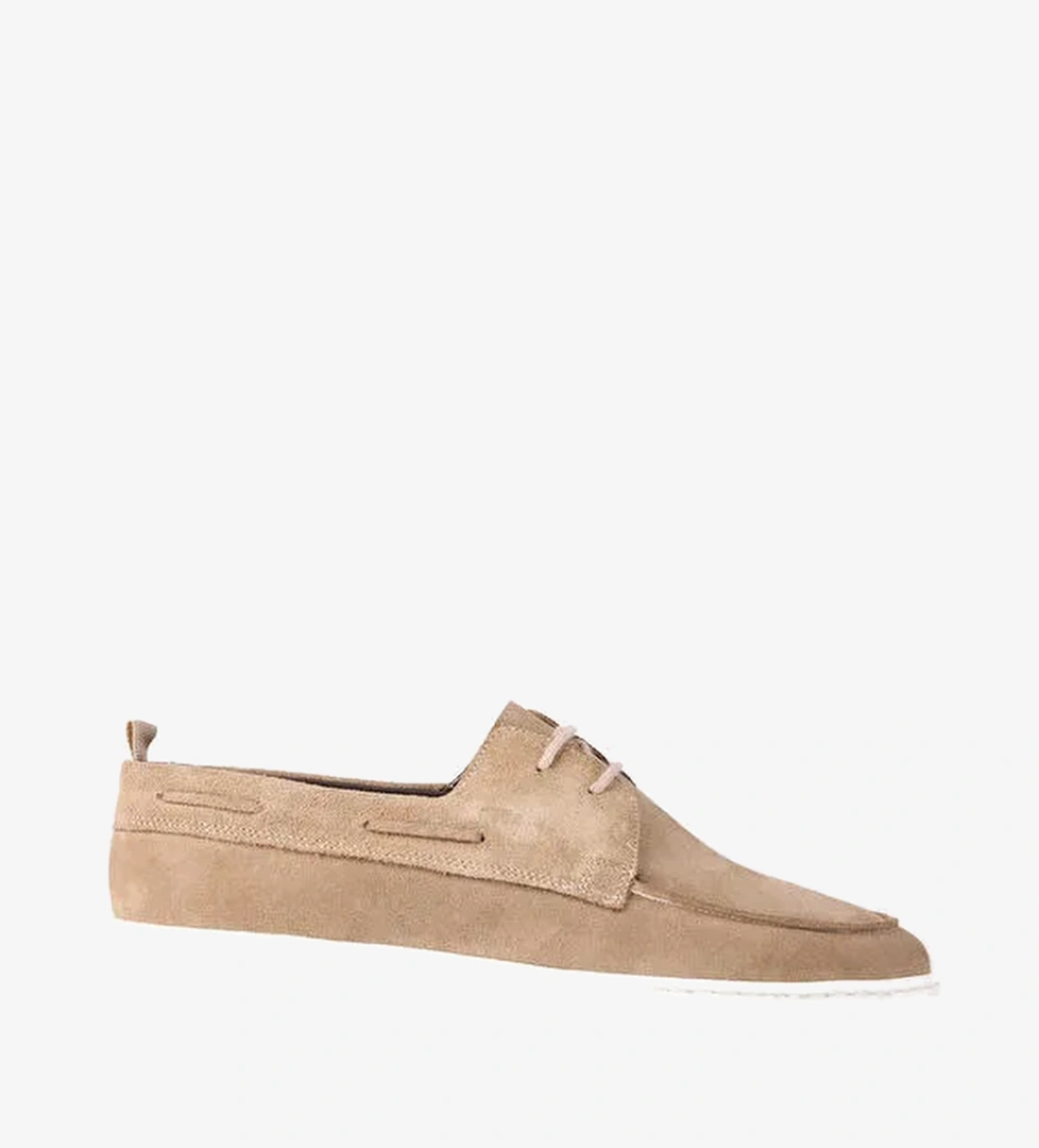 Cotton Bar Bej Erkek Süet Günlük Ayakkabı FARIS-GRAHAM