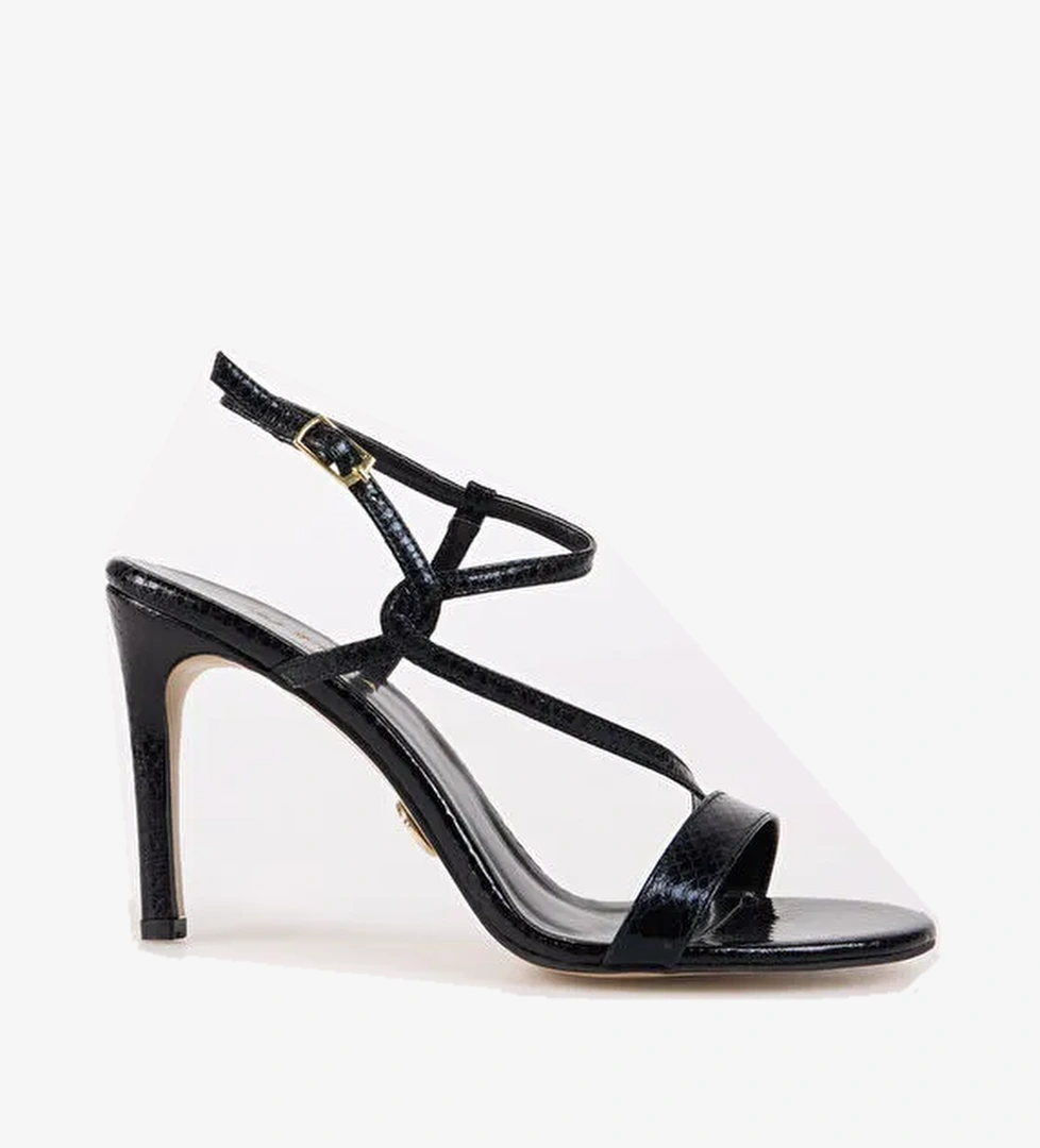 Fabrika Siyah Kadın Topuklu Ayakkabı BOBBIE