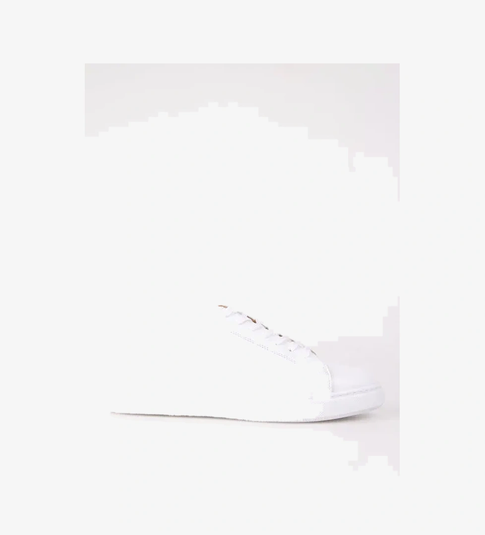 Fabrika Beyaz Erkek Deri Sneaker ELIOT-GANNON - Görsel 1