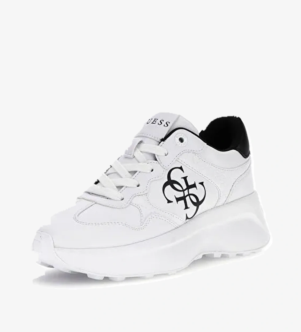 Guess Beyaz Kadın Sneaker FLPLUCELE12-WHITE - Görsel 1