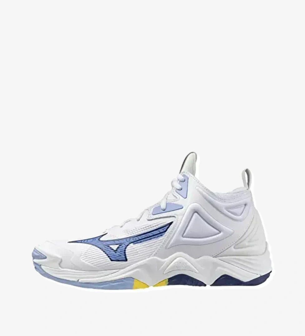 Wave Momentum 3 Mid Erkek Voleybol Ayakkabısı Beyaz - Görsel 1