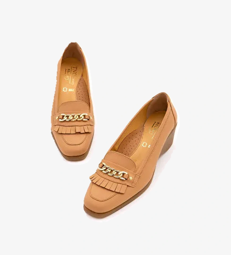 Relax Anatomic Kadın Hakiki Deri Kahverengi Comfort Ayakkabı - Görsel 1