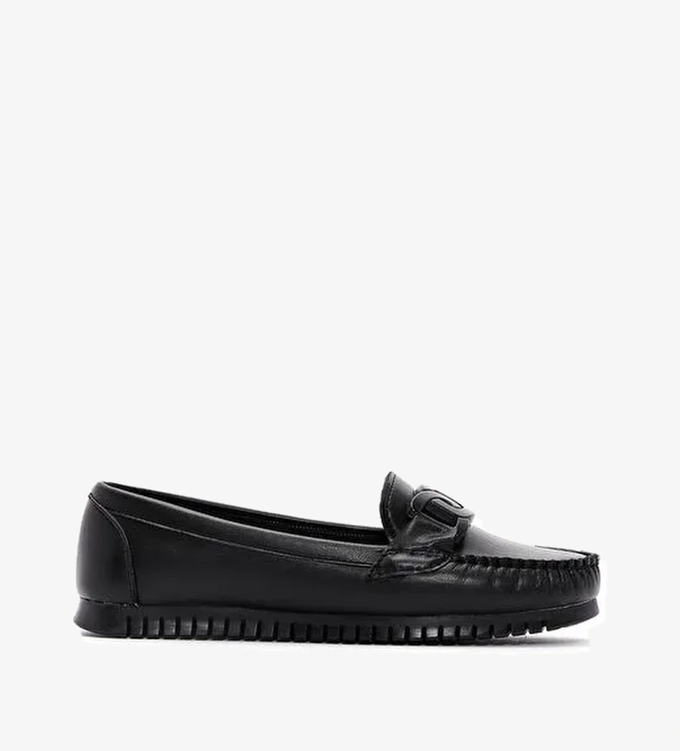 Derimod Derimod Kadın Siyah Casual Loafer 25SFE145018 | Boyner Siyah - 1. görsel