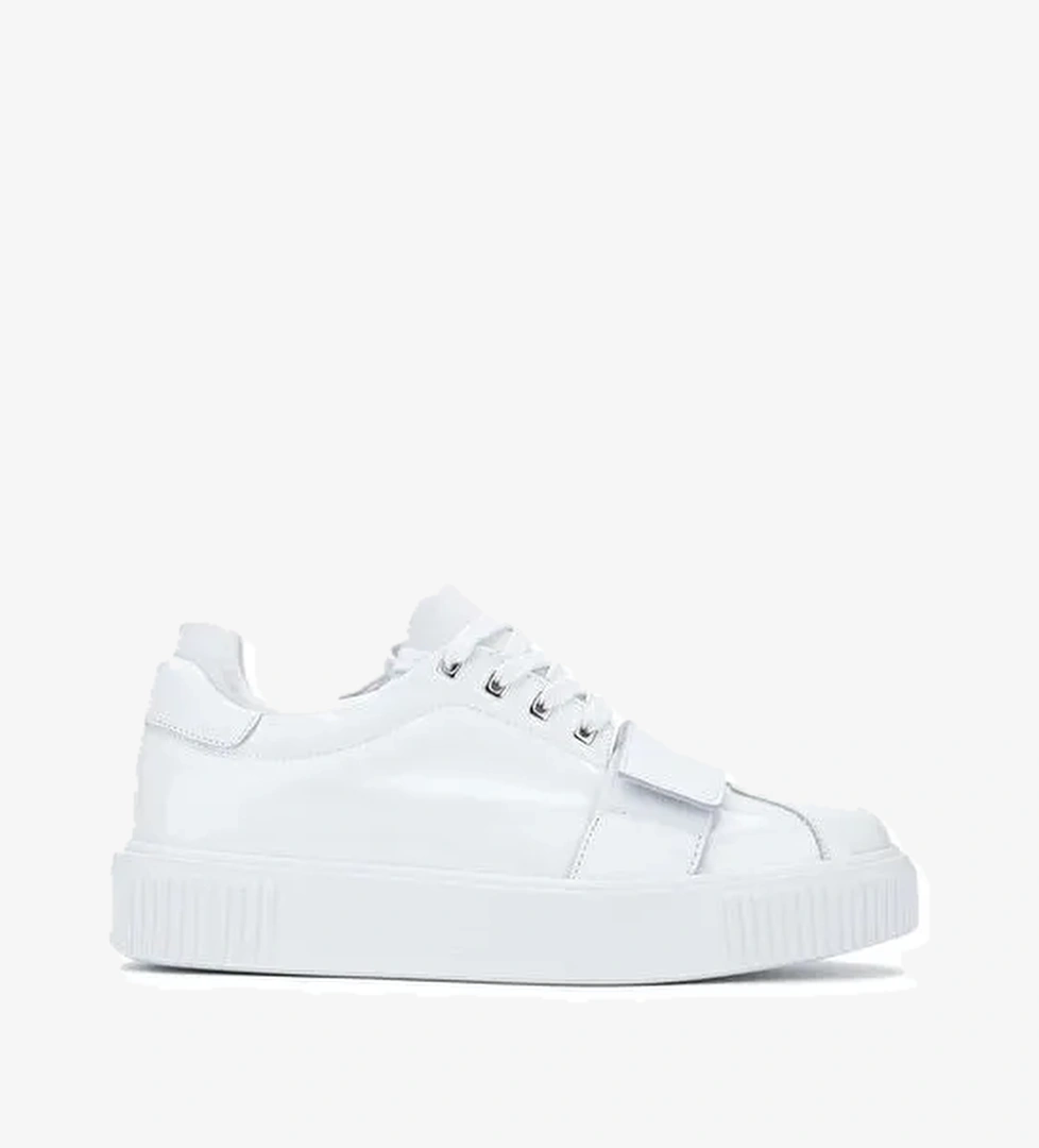 Tamer Tanca Erkek Hakiki Deri Beyaz Casual Ayakkabı - Görsel 1