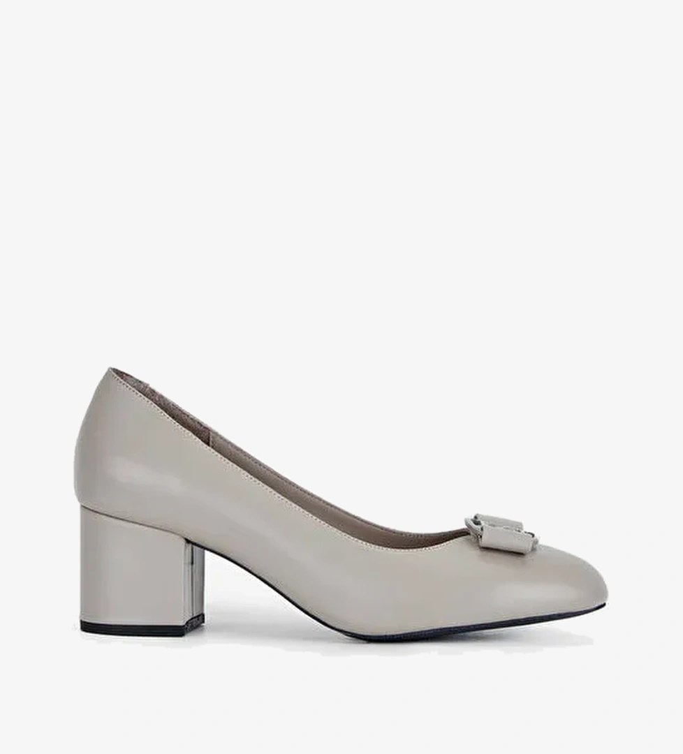 Tamer Tanca Kadın Hakiki Deri Vizon Topuklu Ayakkabı - Görsel 1