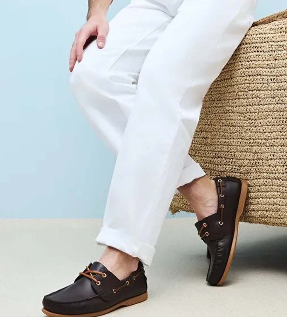 Ziya, Erkek Hakiki Deri Ayakkabı 1511007ZD1001 Kahve - Görsel 1