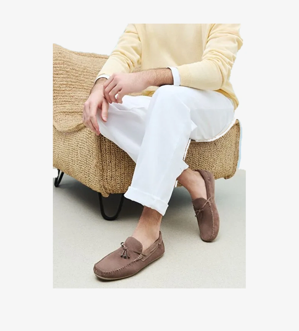 Ziya, Erkek Hakiki Deri Ayakkabı 1511007ZB012 Kum - Görsel 1