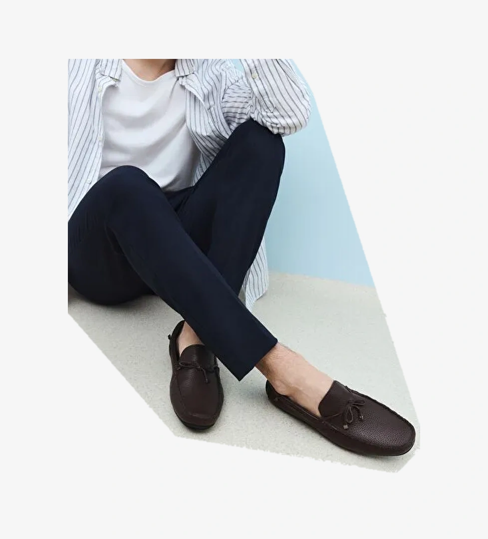 Ziya, Erkek Hakiki Deri Ayakkabı 1511007ZB01 Kahve - Görsel 1