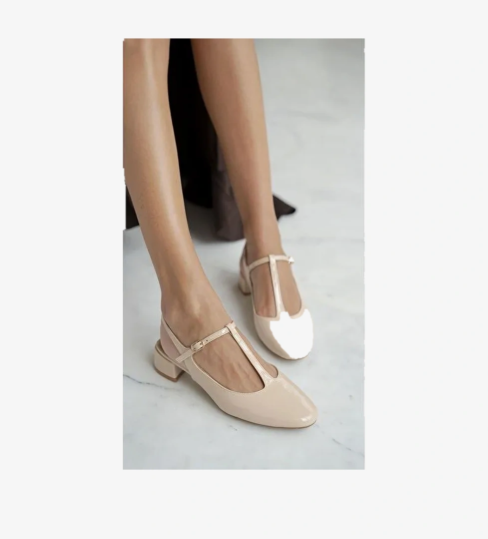 Luton Ten Rugan Topuklu Ayakkabı - Görsel 1