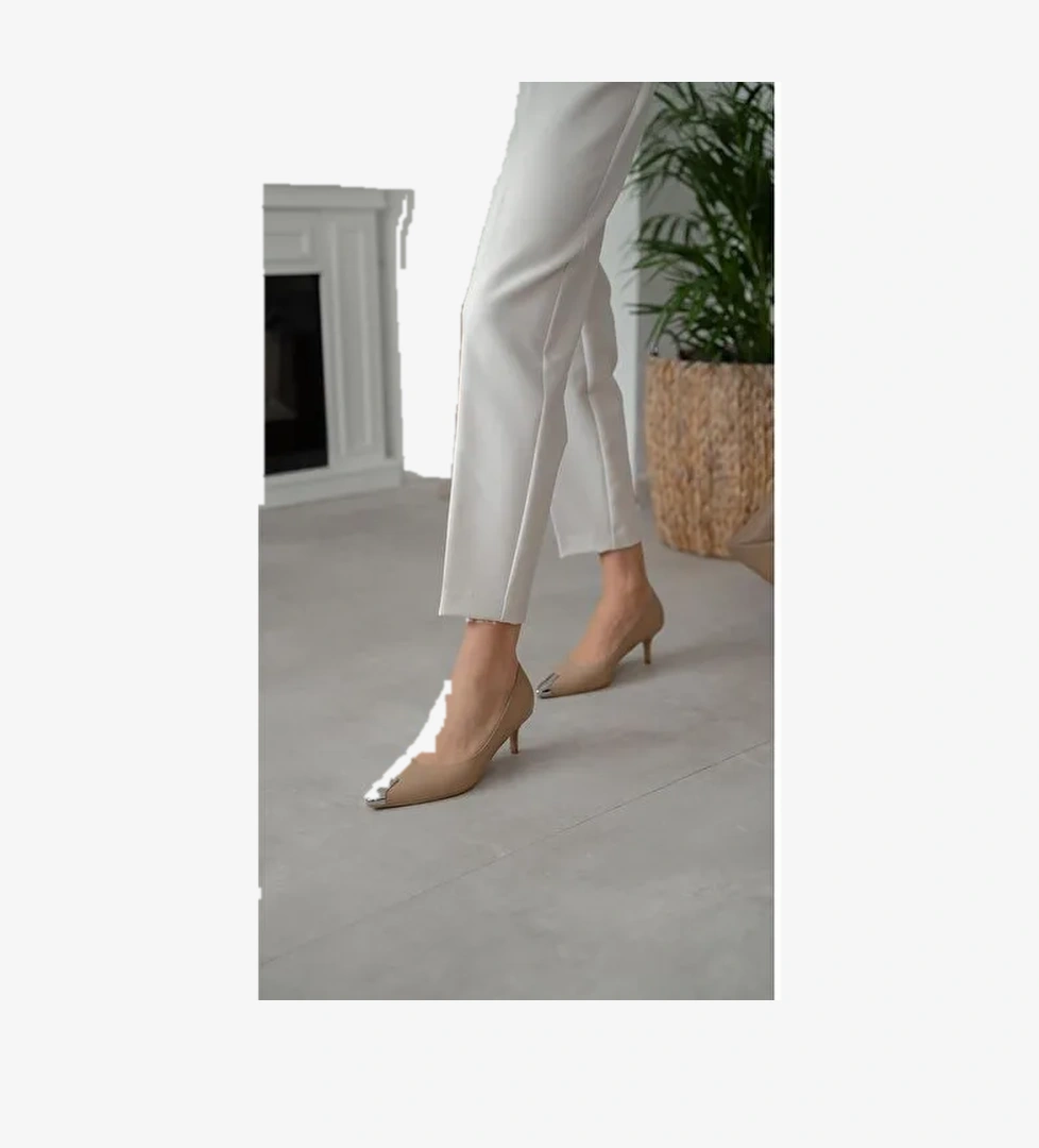 Vander Ten Hakiki Deri Topuklu Ayakkabı - Görsel 1