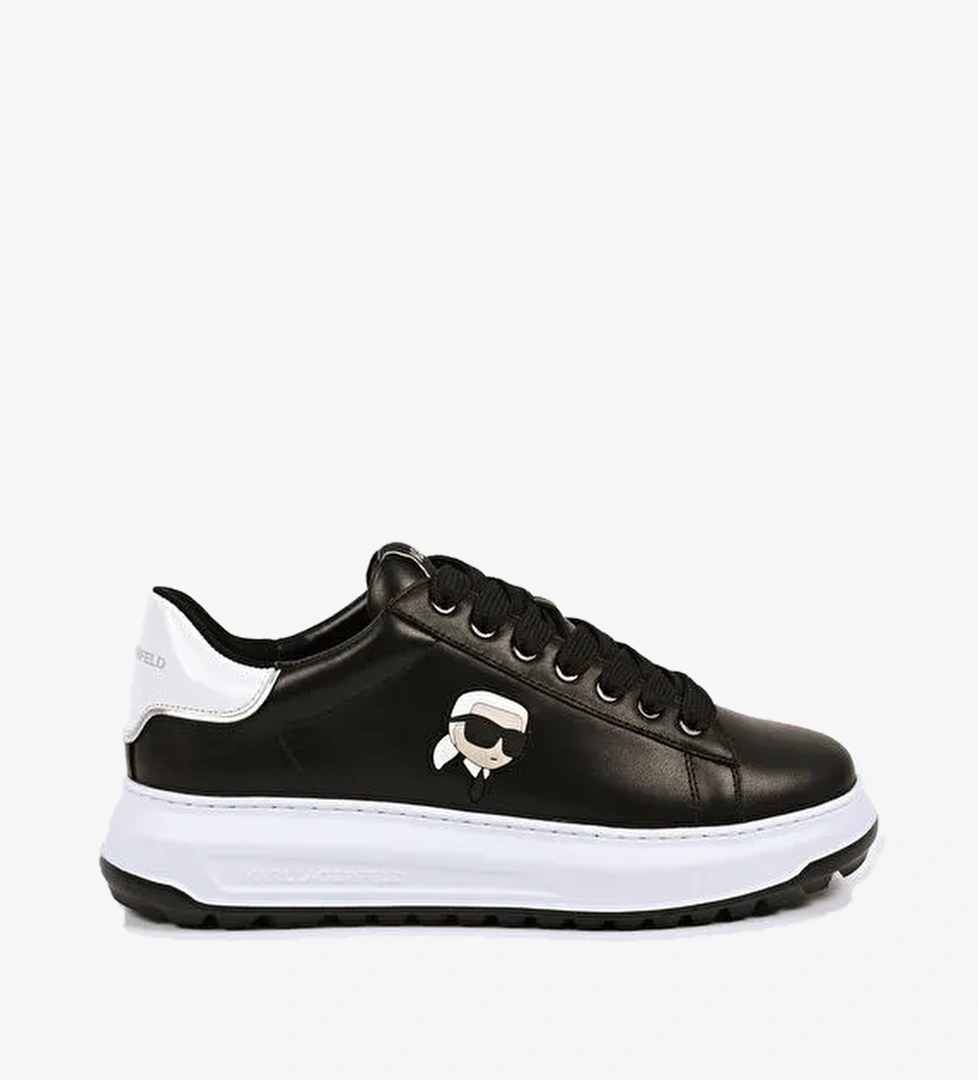 KARL LAGERFELD Siyah Erkek Sneaker KAPRI LUG Karl NFT Lo Lace - Görsel 1