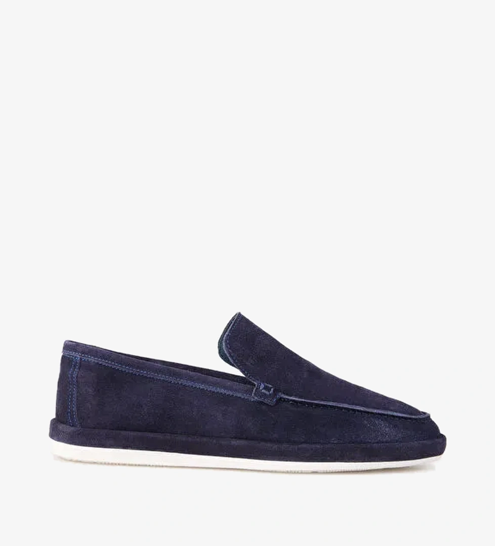 Cotton Bar Lacivert Erkek Süet Günlük Ayakkabı LIONEL - Görsel 1