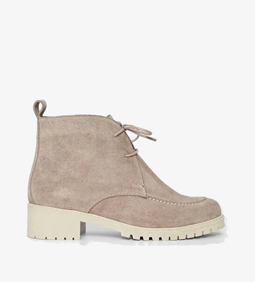 Tamer Tanca Kadın Hakiki Deri Vizon Casual Bot - Görsel 1