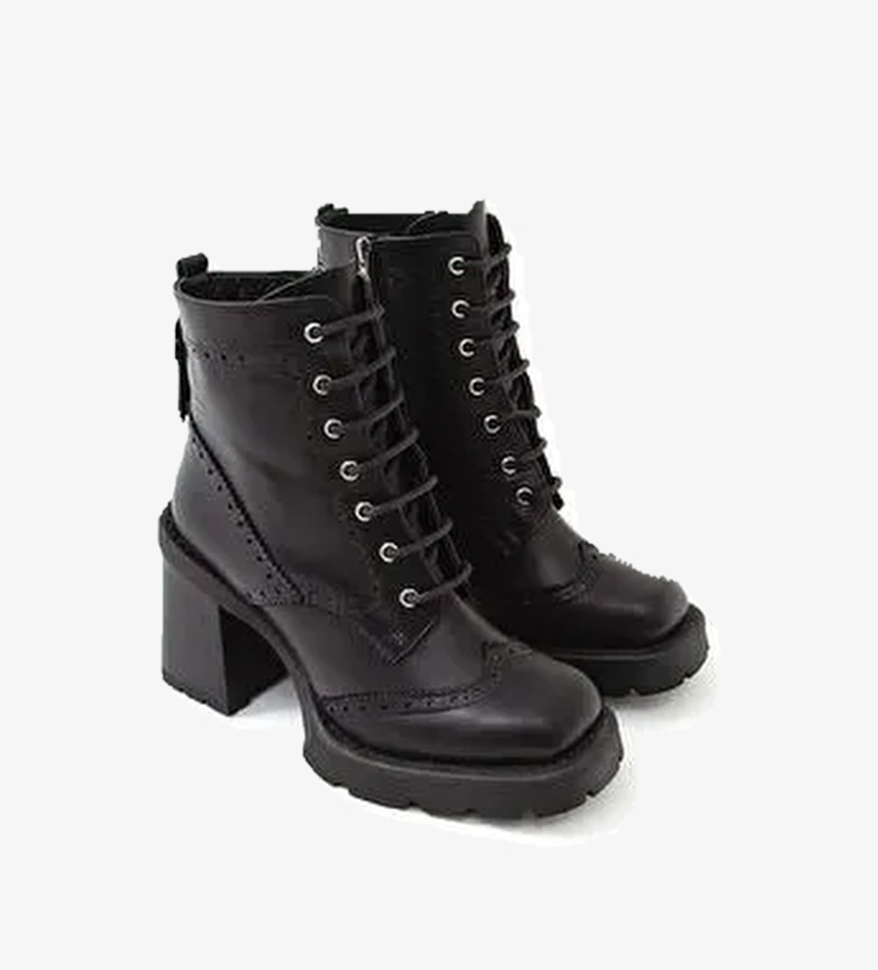 Tamer Tanca Tamer Tanca Kadın Hakiki Deri Siyah Casual Bot | Boyner Siyah - 1. görsel