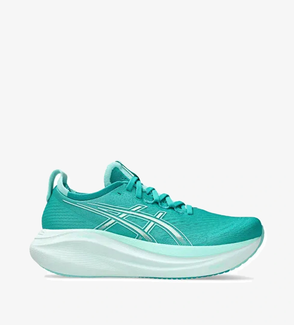 Asics 1012B753-400 GEL-NIMBUS 27 Turkuaz Kadın Koşu Ayakkabısı - Görsel 1