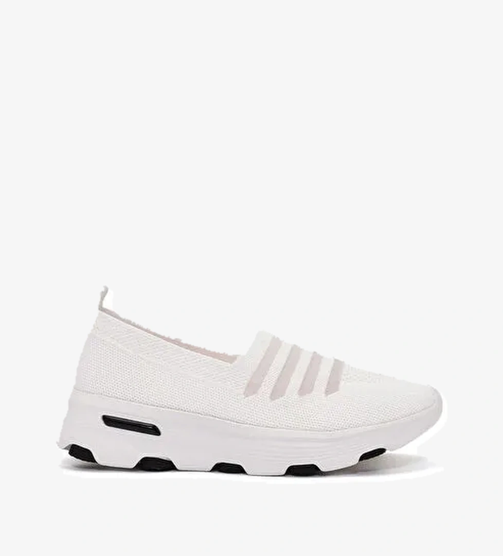 Derimod Zero Kadın Beyaz Kumaş Casual Sneaker 25SFE49526F - Görsel 1