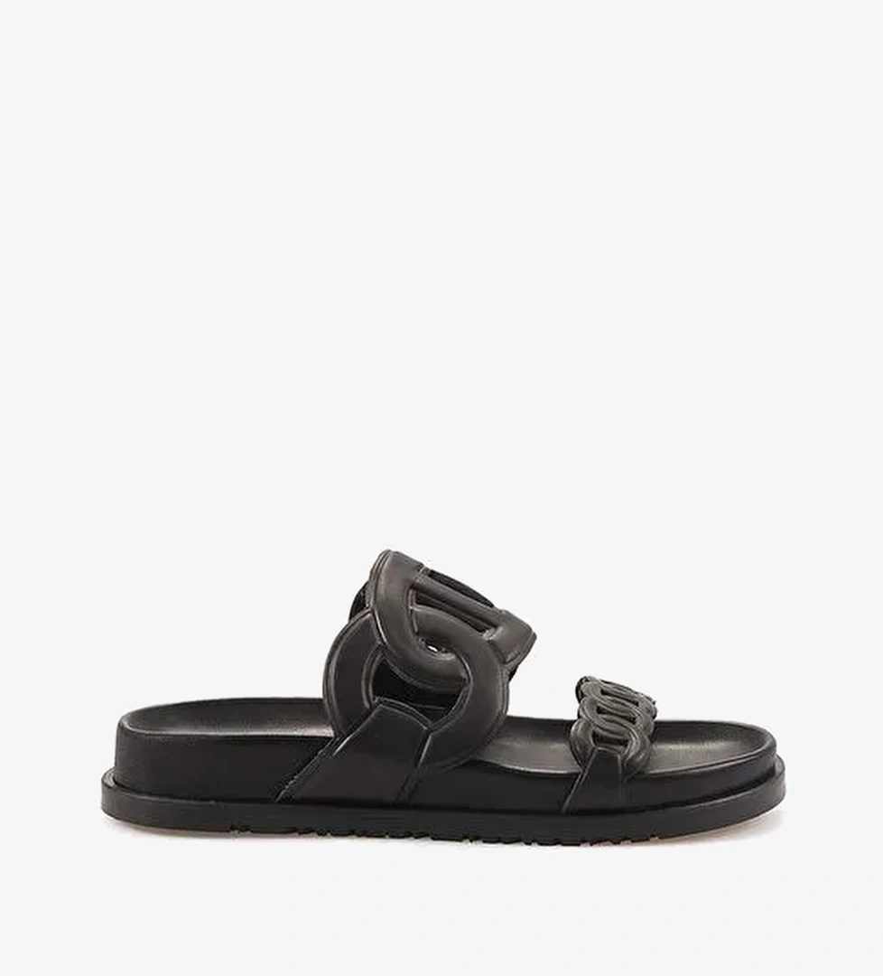 Rouge Hakiki Deri Kadın Terlik 3060-13 - Görsel 1