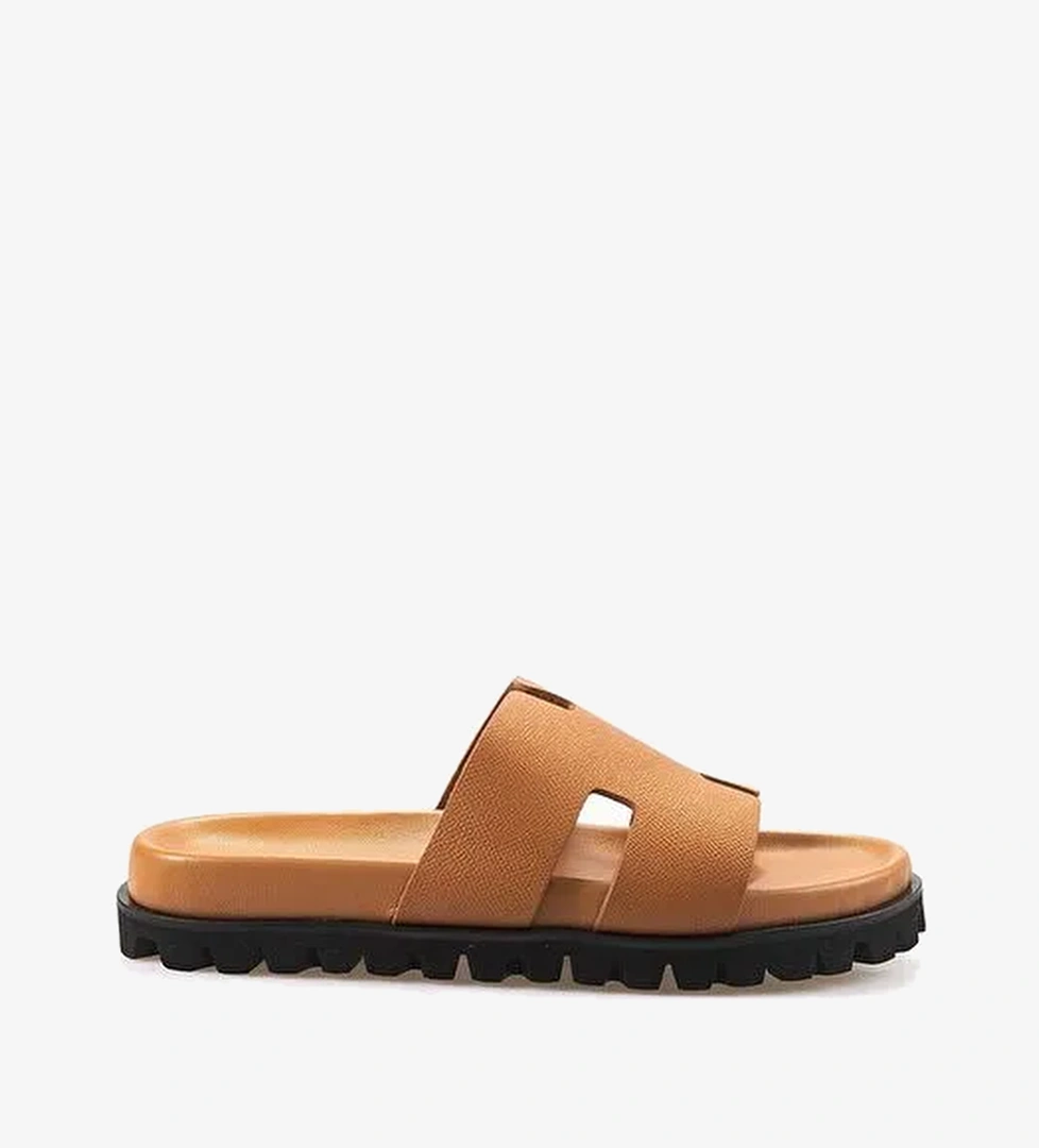 Mocassini Hakiki Deri Erkek Terlik 3041-3 - Görsel 1