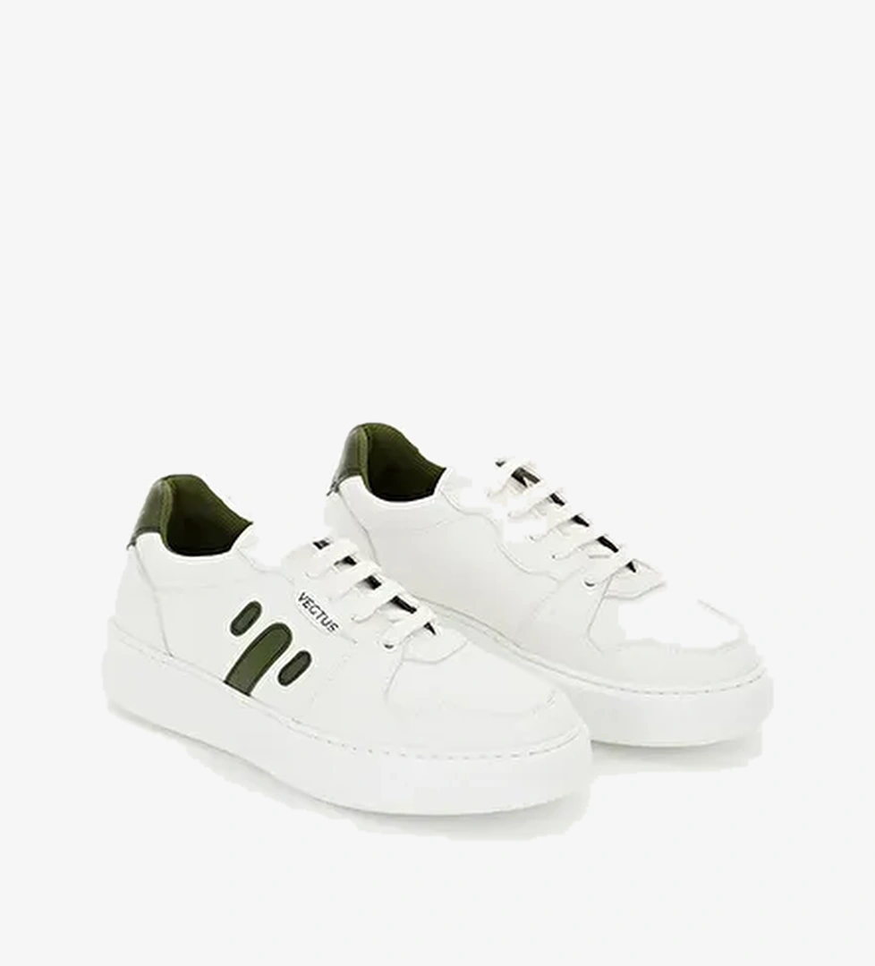 Vegtus Guajira Kadın Spor Ayakkabı - Beyaz/Yeşil - Görsel 1