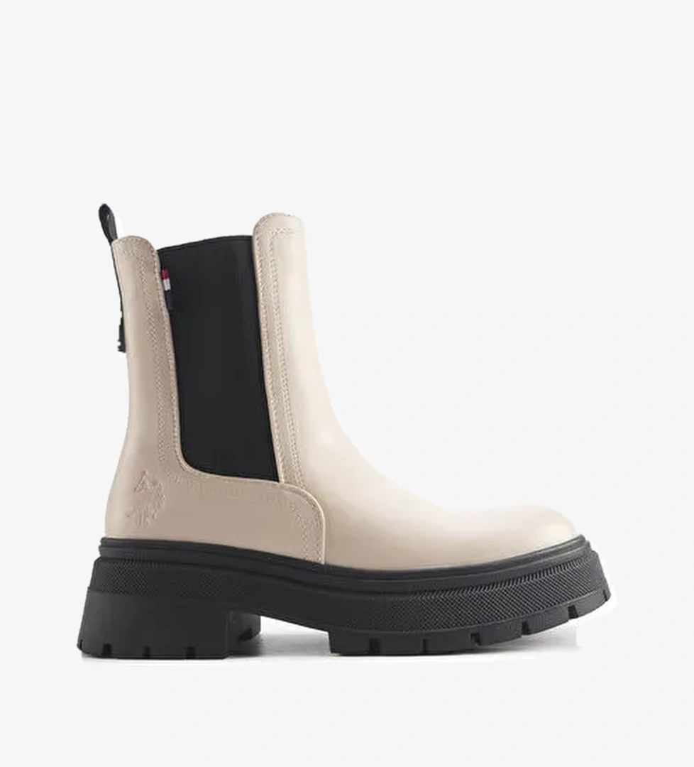 ILLY 4PR Bej Kadın Chelsea Bot - Görsel 1