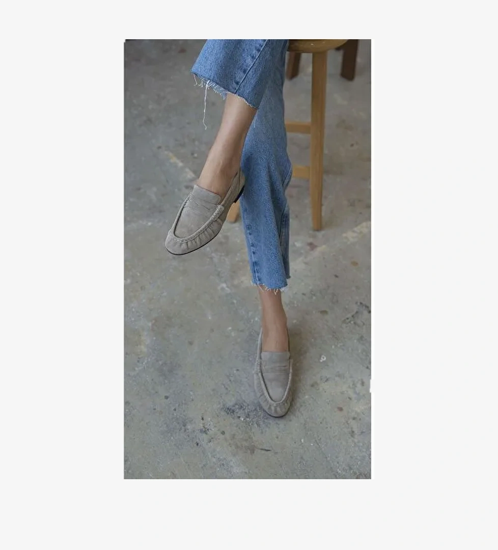 Danilo Vizon Süet Hakiki Deri Makosen Ayakkabı - Görsel 1