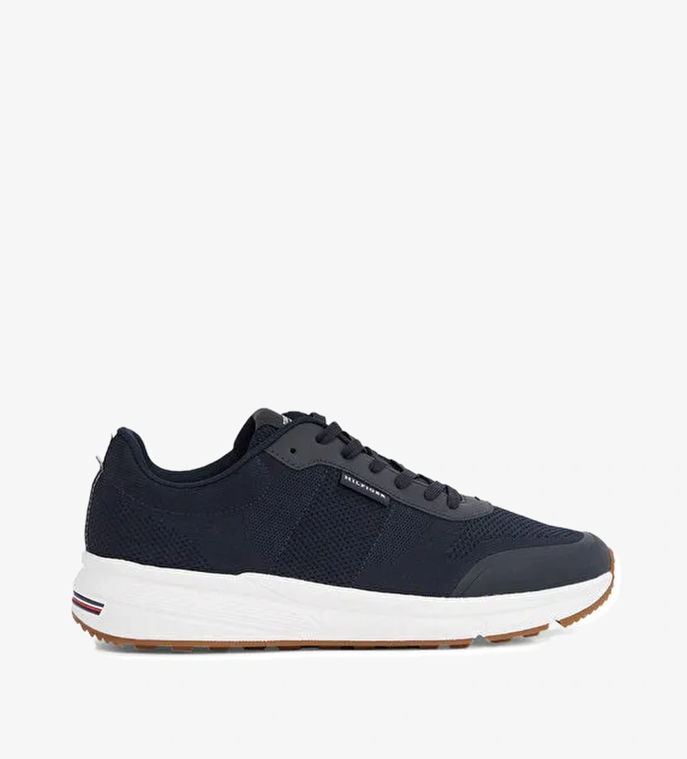 Tommy Hilfiger Tommy Hilfiger Lacivert Erkek Sneaker LIGHTWEIGHT MODERN KNIT RUNNER | Boyner Lacivert - 1. görsel