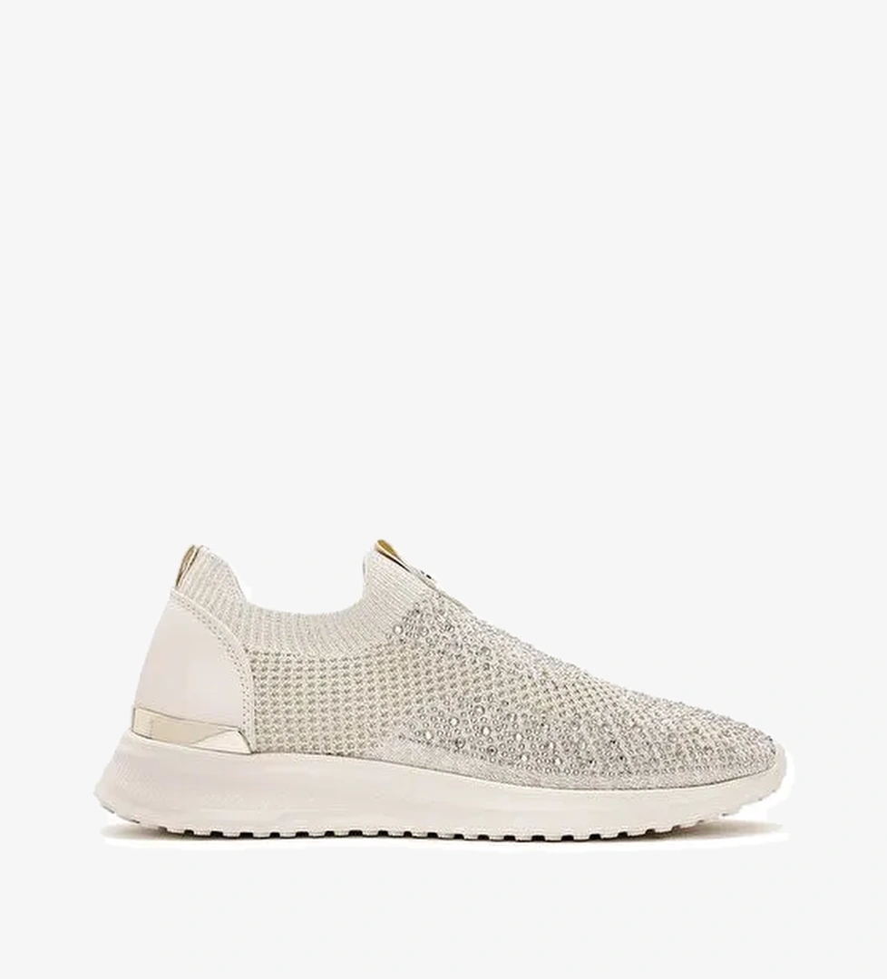 Derimod Zero Kadın Bej Taşlı Sneaker 25SFD43136F - Görsel 1