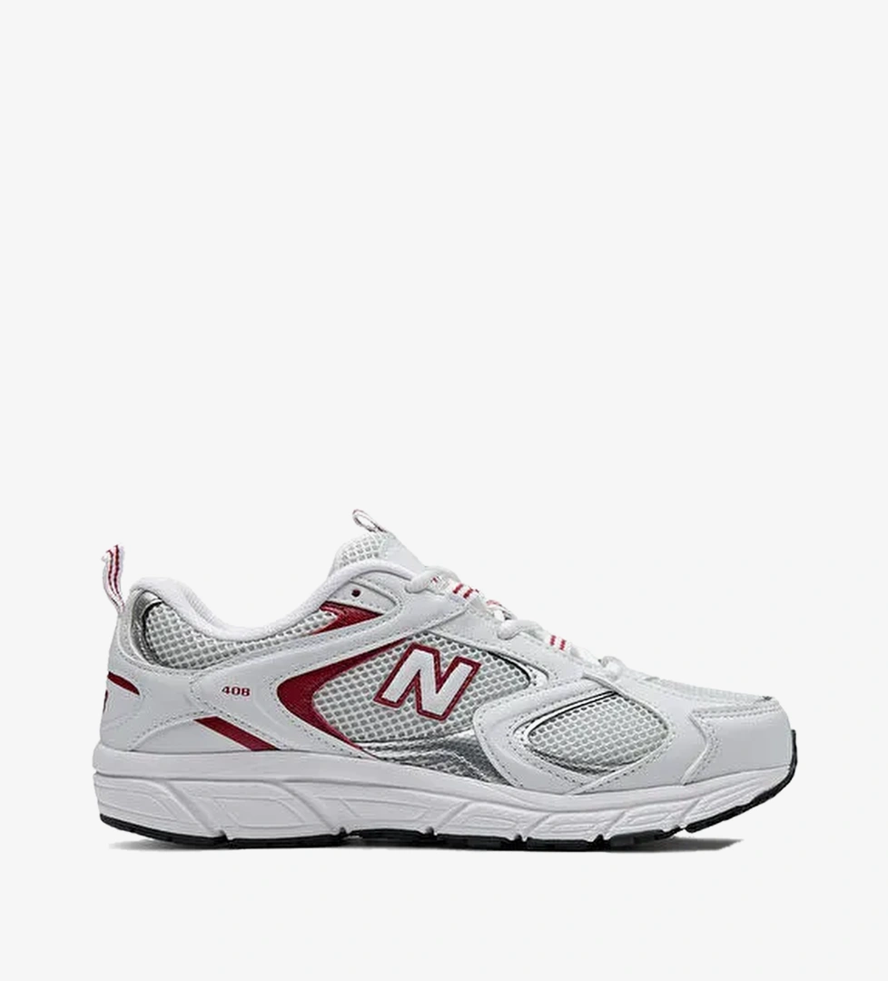 New Balance 408 ML408W Beyaz - Bordo Kadın Lifestyle Ayakkabı