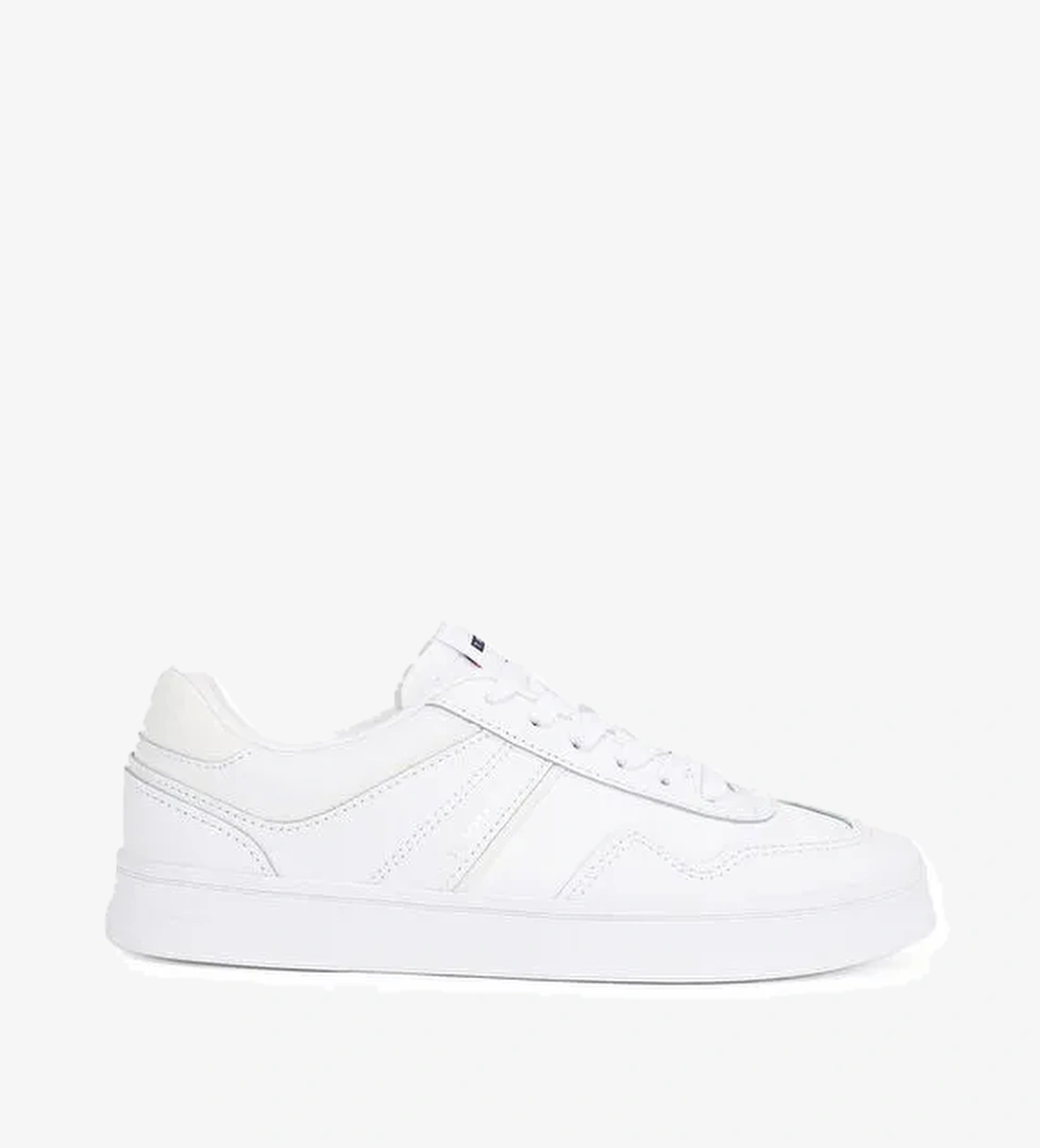 Tommy Hilfiger Beyaz Kadın Deri Sneaker EN0EN02794 - Görsel 1
