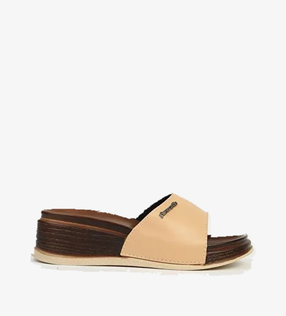 Pierre Cardin® | PC-7030-3485 Bej - Kadın Terlik - Görsel 1