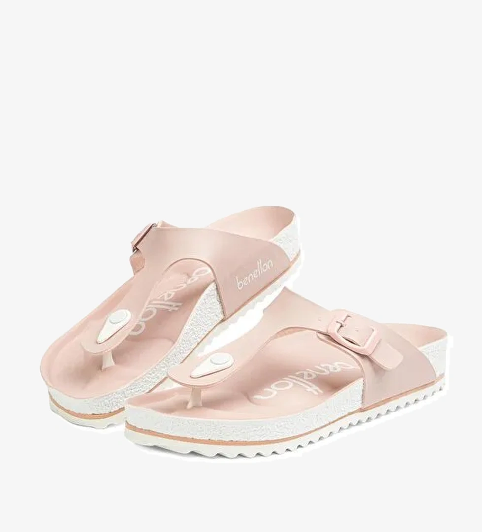 Benetton® | BN-1324 - Somon - Kadın Terlik - Görsel 1