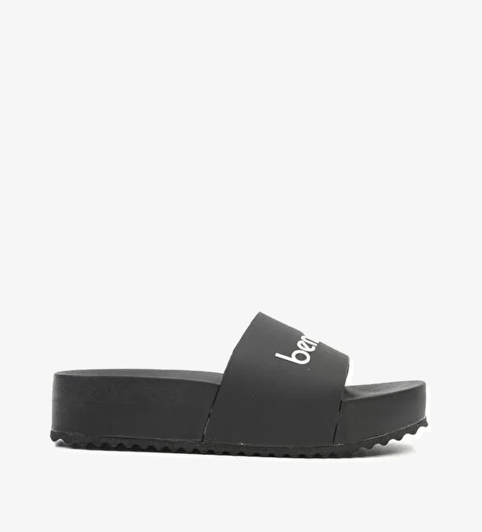 Benetton® | BN-1212- 3489 Siyah - Kadın Terlik - Görsel 1